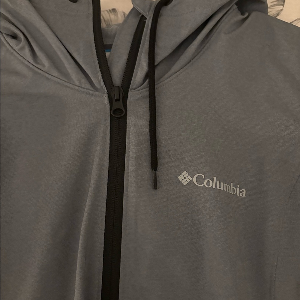 Columbia Gray Zip-Up Hoodie